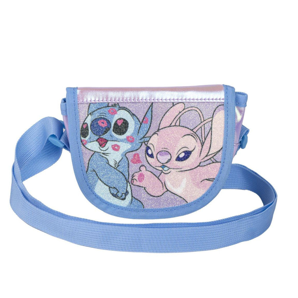 Disney Lilo un Stitch skūpsts plecu soma, soma pāri plecam