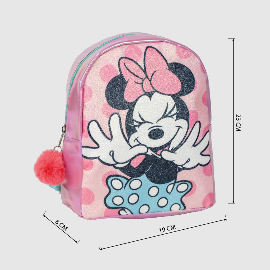 Disney Minnie Laugh hologrāfiskā mugursoma, soma 23 cm