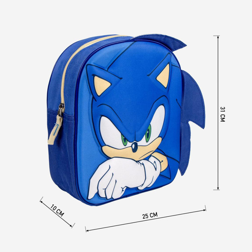 Sonic the Hedgehog 3D mugursoma, soma 31 cm