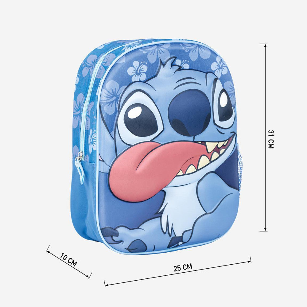 Disney Lilo un Stitch 3D mugursoma, soma 31 cm