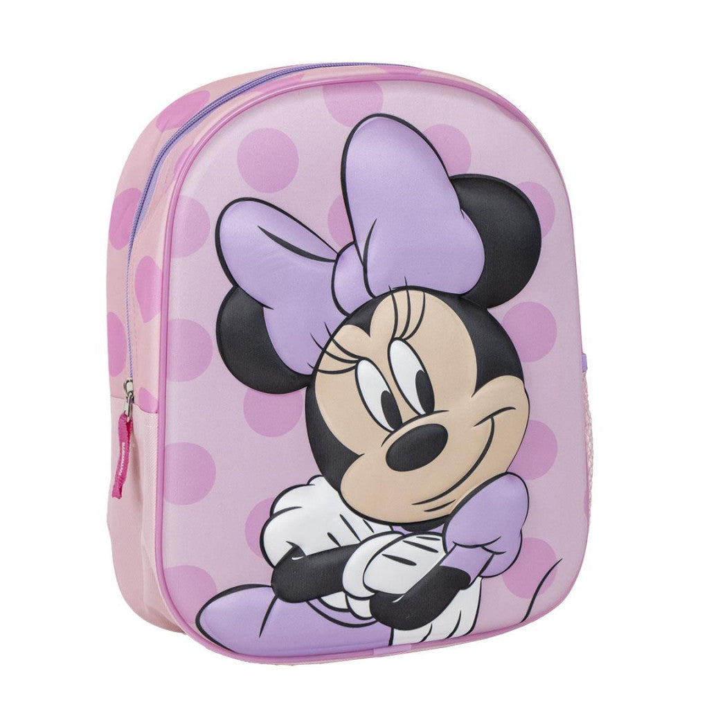 Disney Minnie violeta 3D mugursoma, 31 cm soma