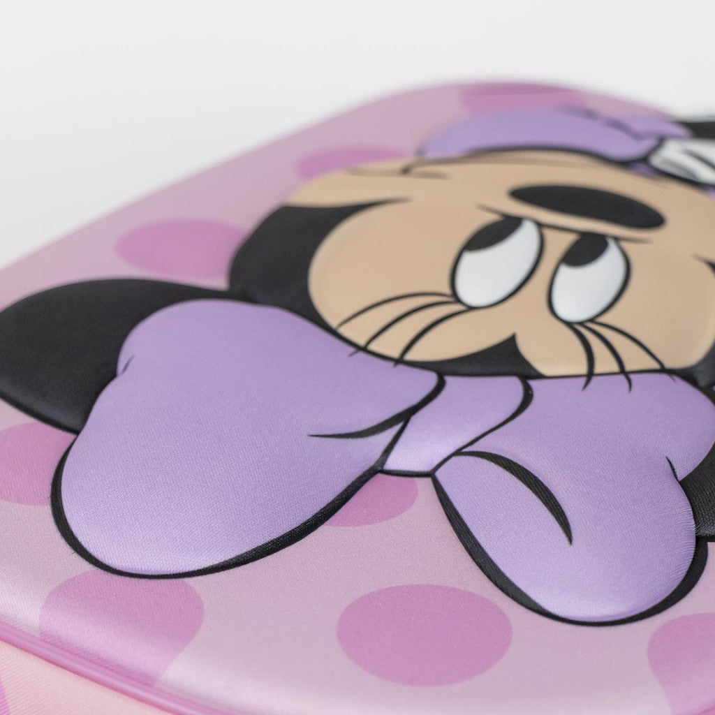 Disney Minnie violeta 3D mugursoma, 31 cm soma