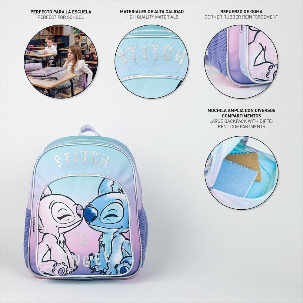 Disney Lilo un Stitch eņģeļu skolas soma, 38 cm