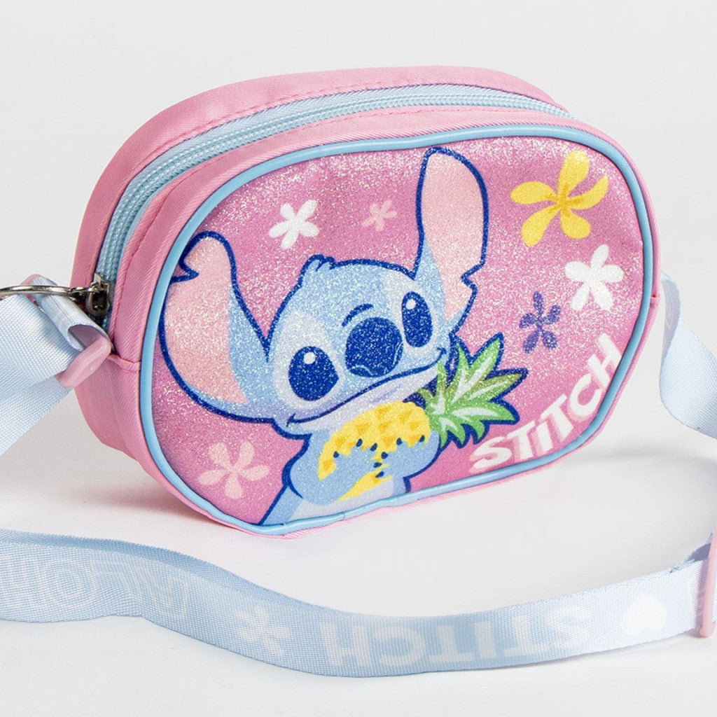Disney Lilo un Stitch Ananas mirdzoša plecu soma, plecu soma