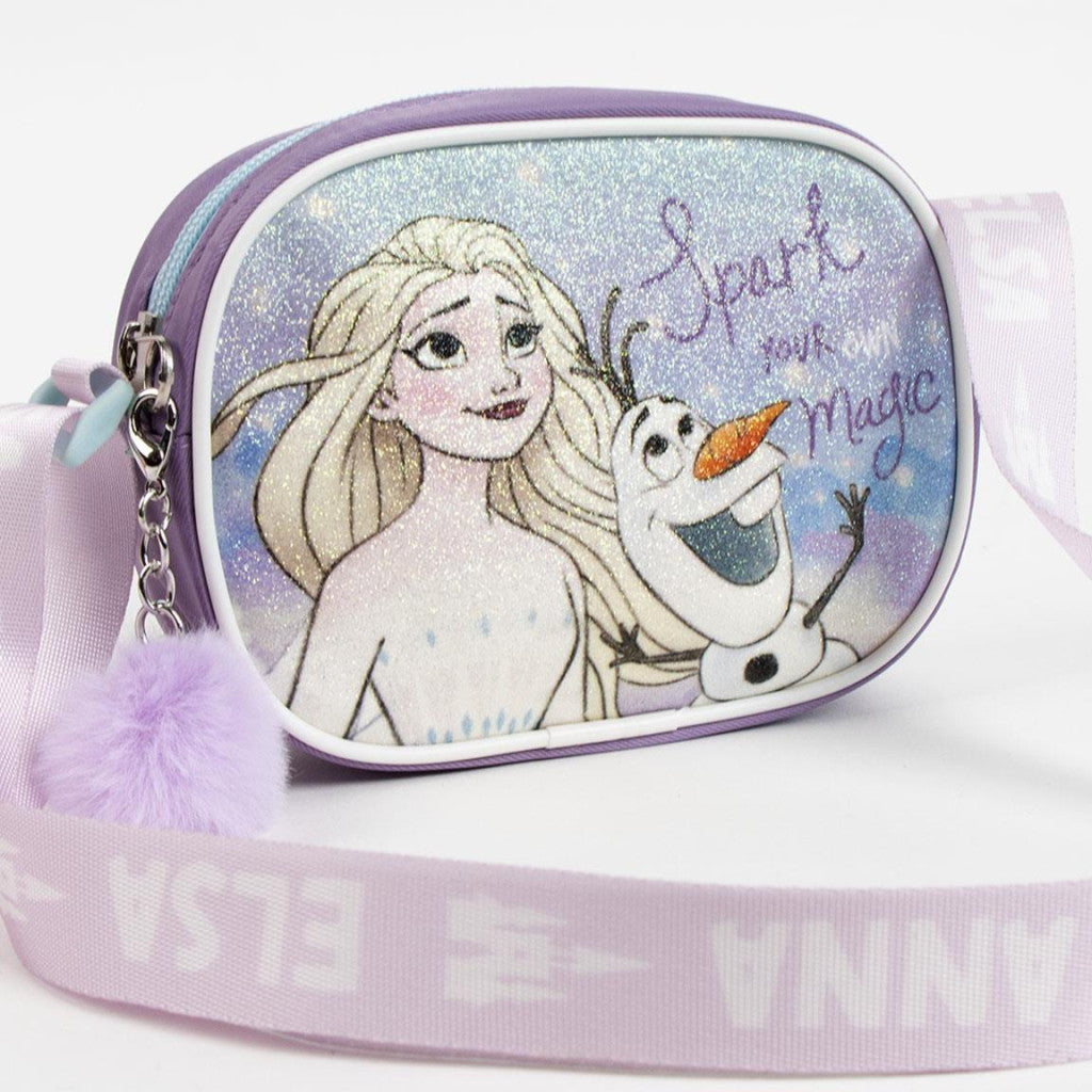 Disney Frozen Spark plecu soma ar mirdzošām dzirkstelēm