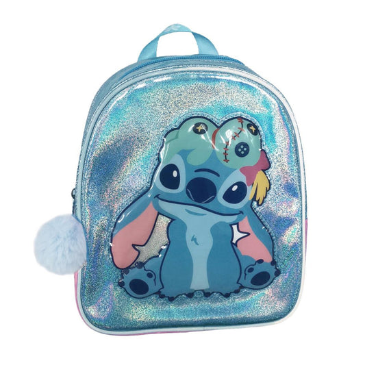 Disney Lilo un Stitch hologrammas mugursoma, soma 23 cm