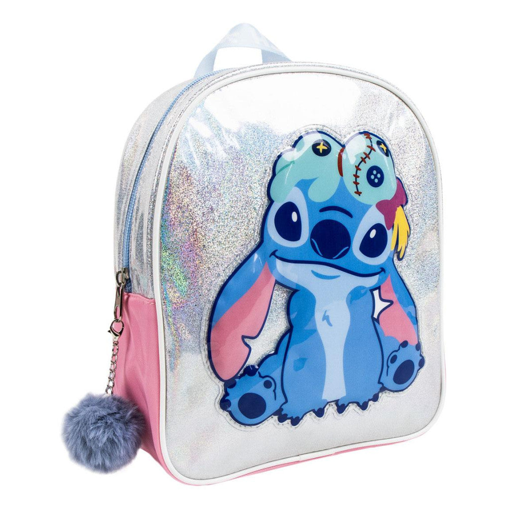 Disney Lilo un Stitch hologrammas mugursoma, soma 23 cm