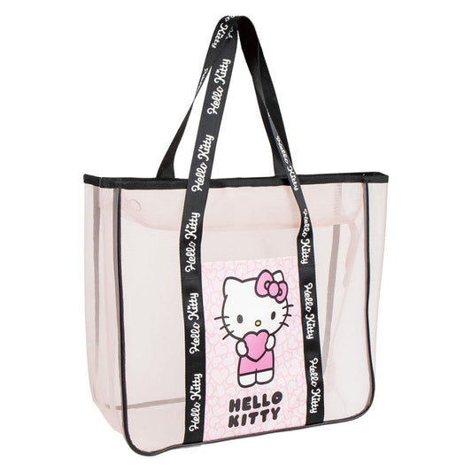 Hello Kitty Premium caurspīdīga pludmales soma 62 cm