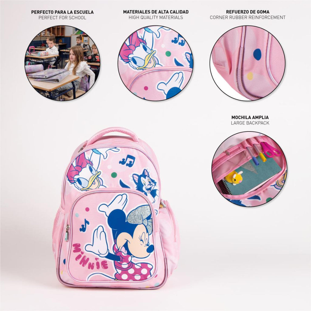 Disney Minnie Friends skolas soma, soma 42 cm