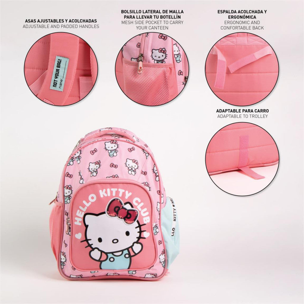 Hello Kitty kluba skolas soma 42 cm