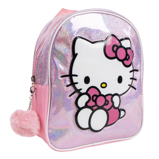Hello Kitty hologrāfiska mugursoma, soma 23 cm
