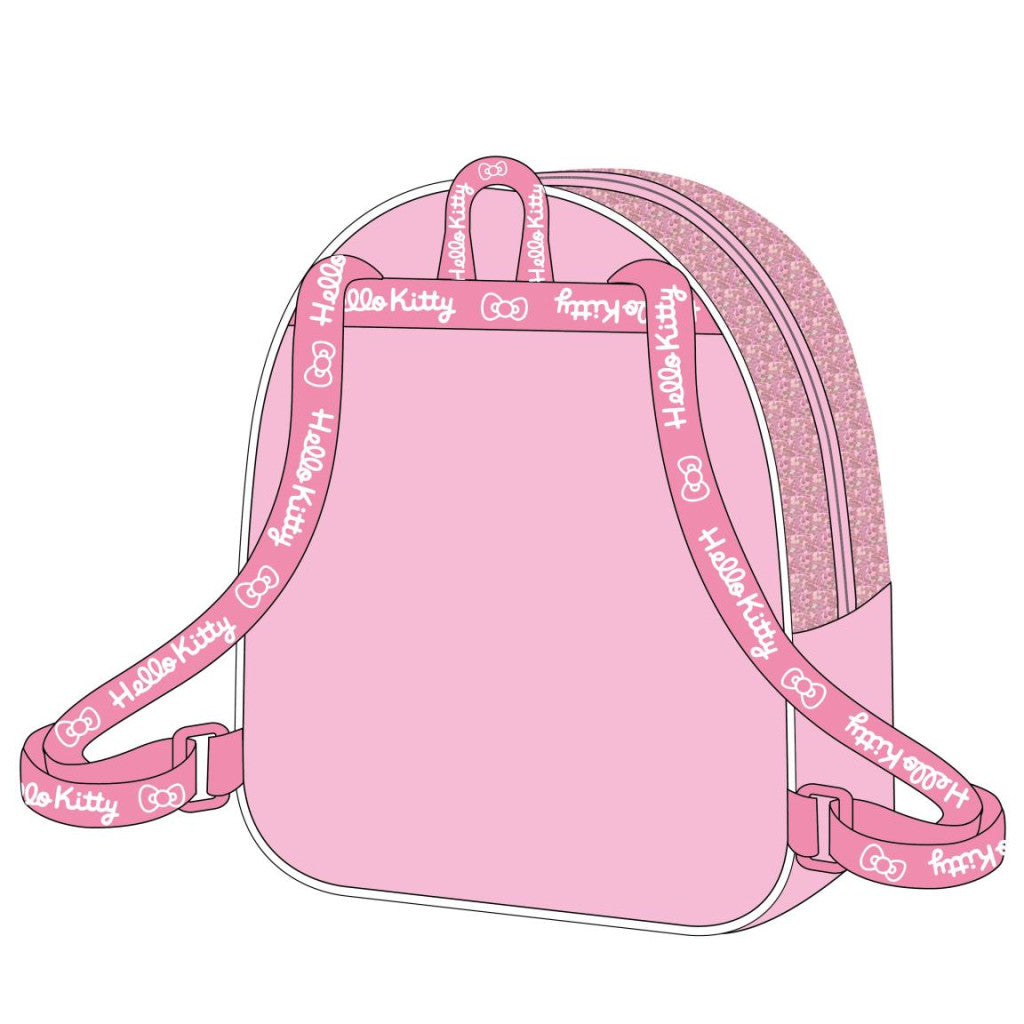 Hello Kitty hologrāfiska mugursoma, soma 23 cm
