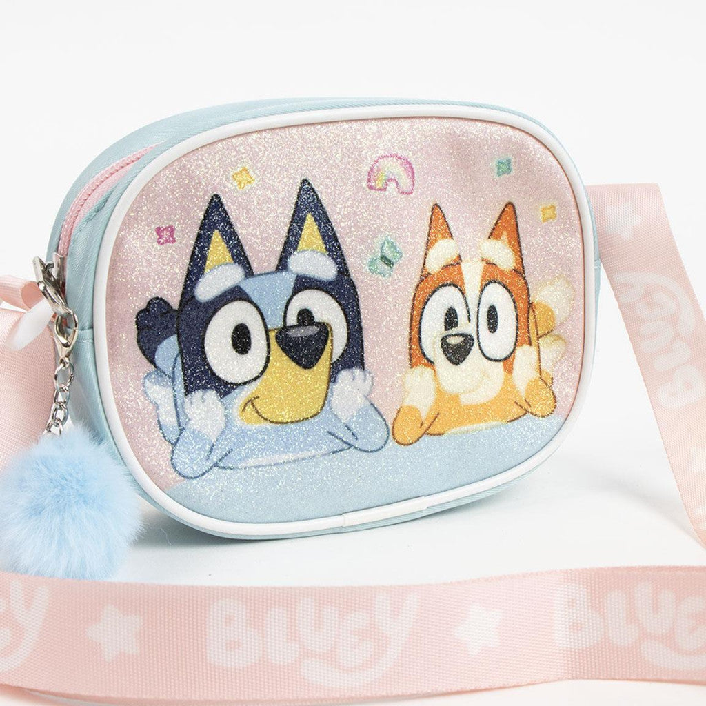 Bluey Besties mirdzoša plecu soma
