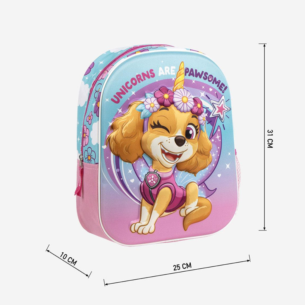 Ķepu patruļa Glāb dienu 3D mugursoma, soma 31 cm