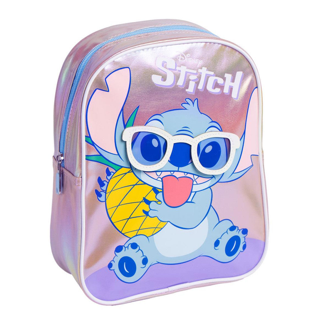 Disney Lilo un Stitch hologrāfiska mugursoma, soma 32 cm