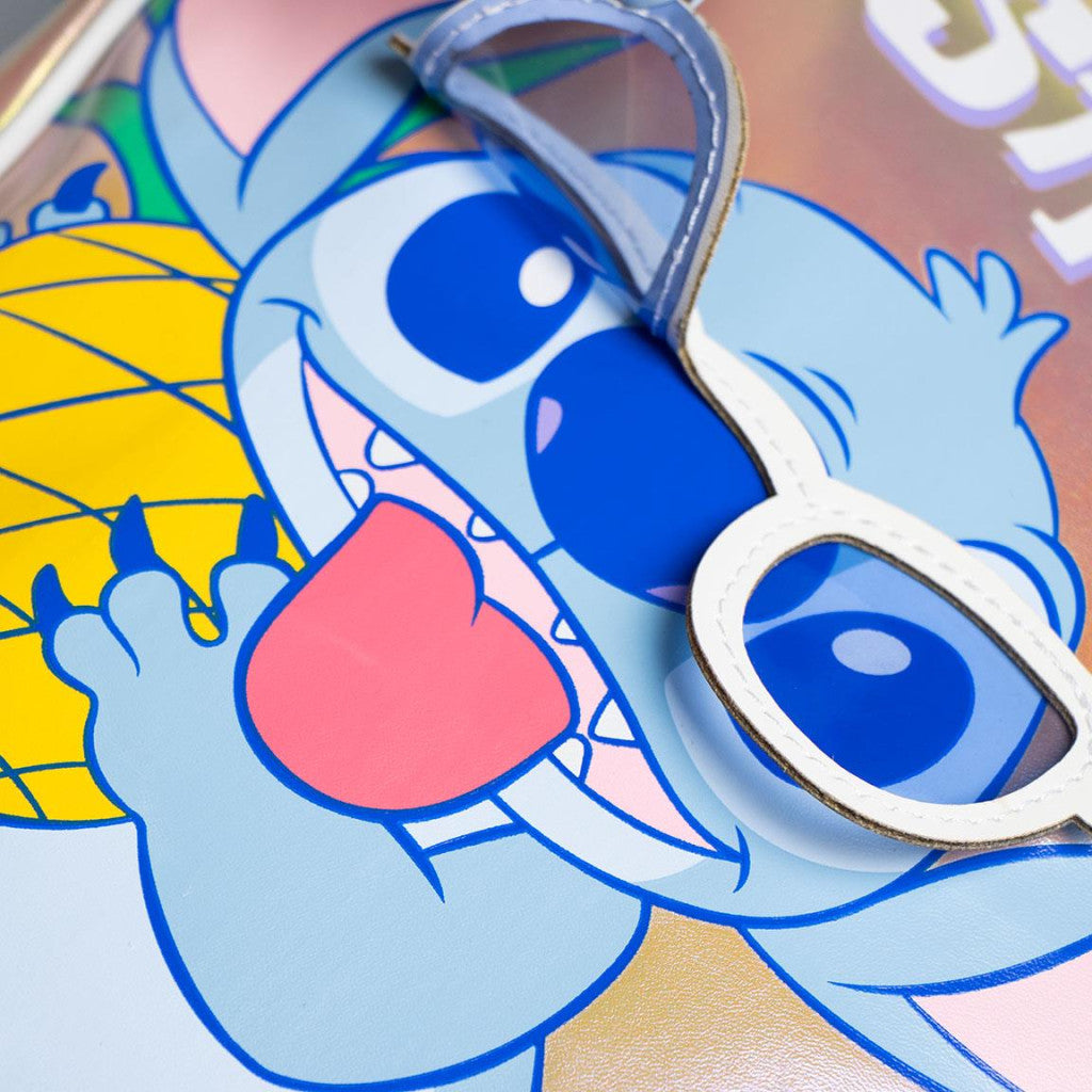 Disney Lilo un Stitch hologrāfiska mugursoma, soma 32 cm