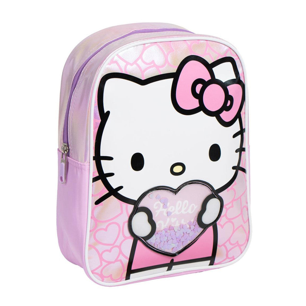 Hello Kitty sirds formas hologrāfiska mugursoma, soma 32 cm