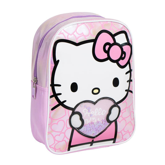 Hello Kitty sirds formas hologrāfiska mugursoma, soma 32 cm