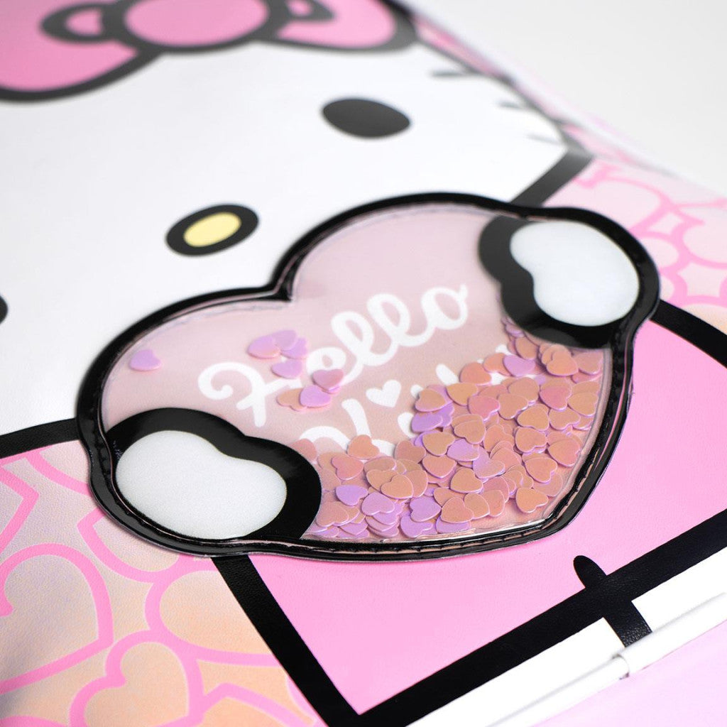 Hello Kitty sirds formas hologrāfiska mugursoma, soma 32 cm