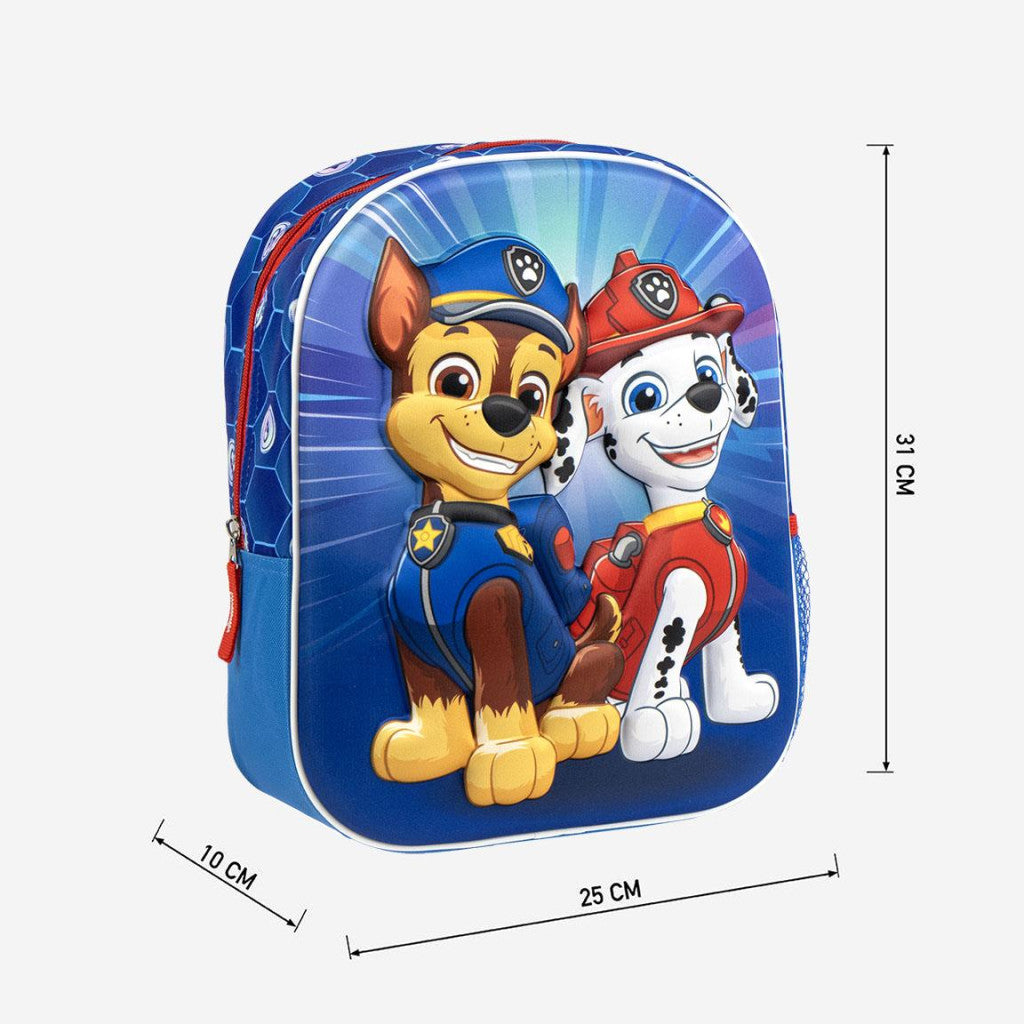 Ķepu patruļas apkalpes 3D mugursoma, soma 31 cm