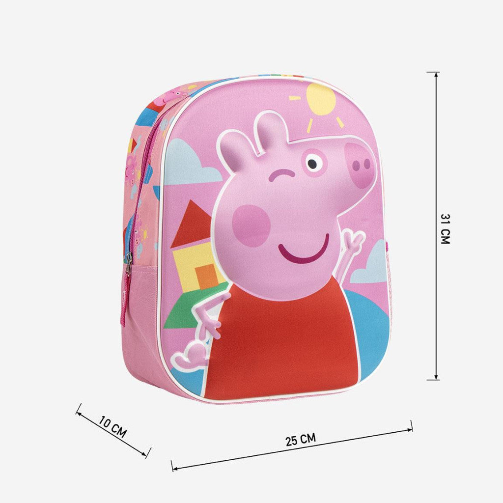 Peppa Pig Sunshine 3D mugursoma, soma 31 cm