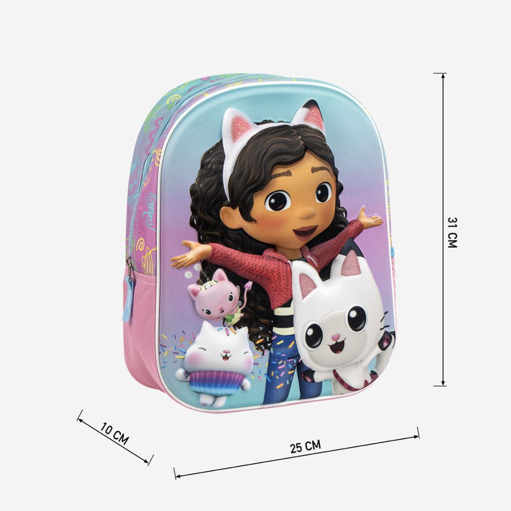 Gabby's Dollhouse Fun 3D mugursoma, soma 31 cm