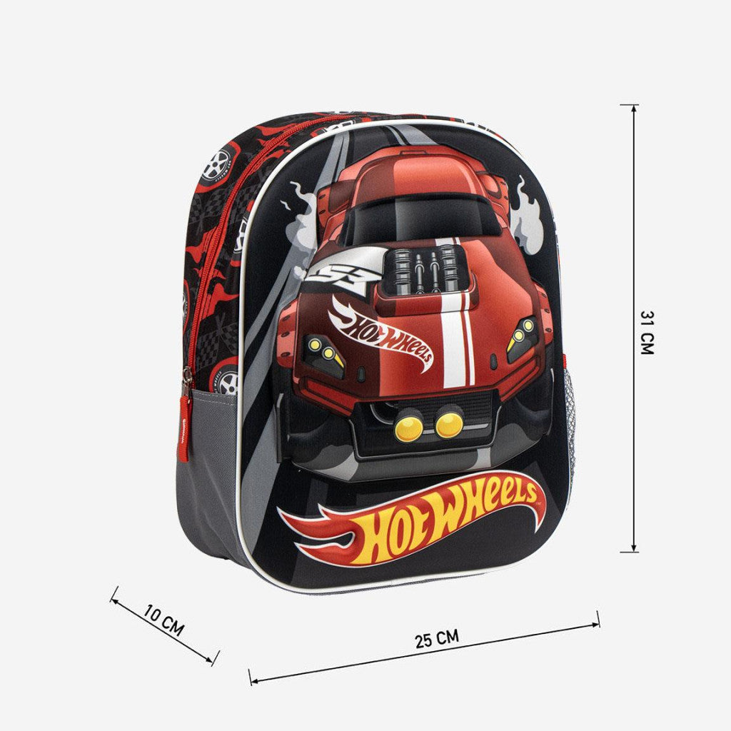 Hot Wheels Turbo 3D mugursoma, soma 31 cm