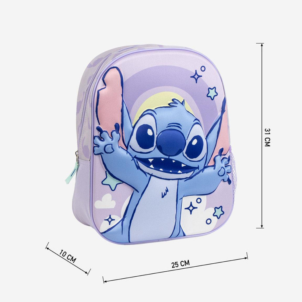 Disney Lilo un Stitch Cosmic 3D mugursoma, soma 31 cm