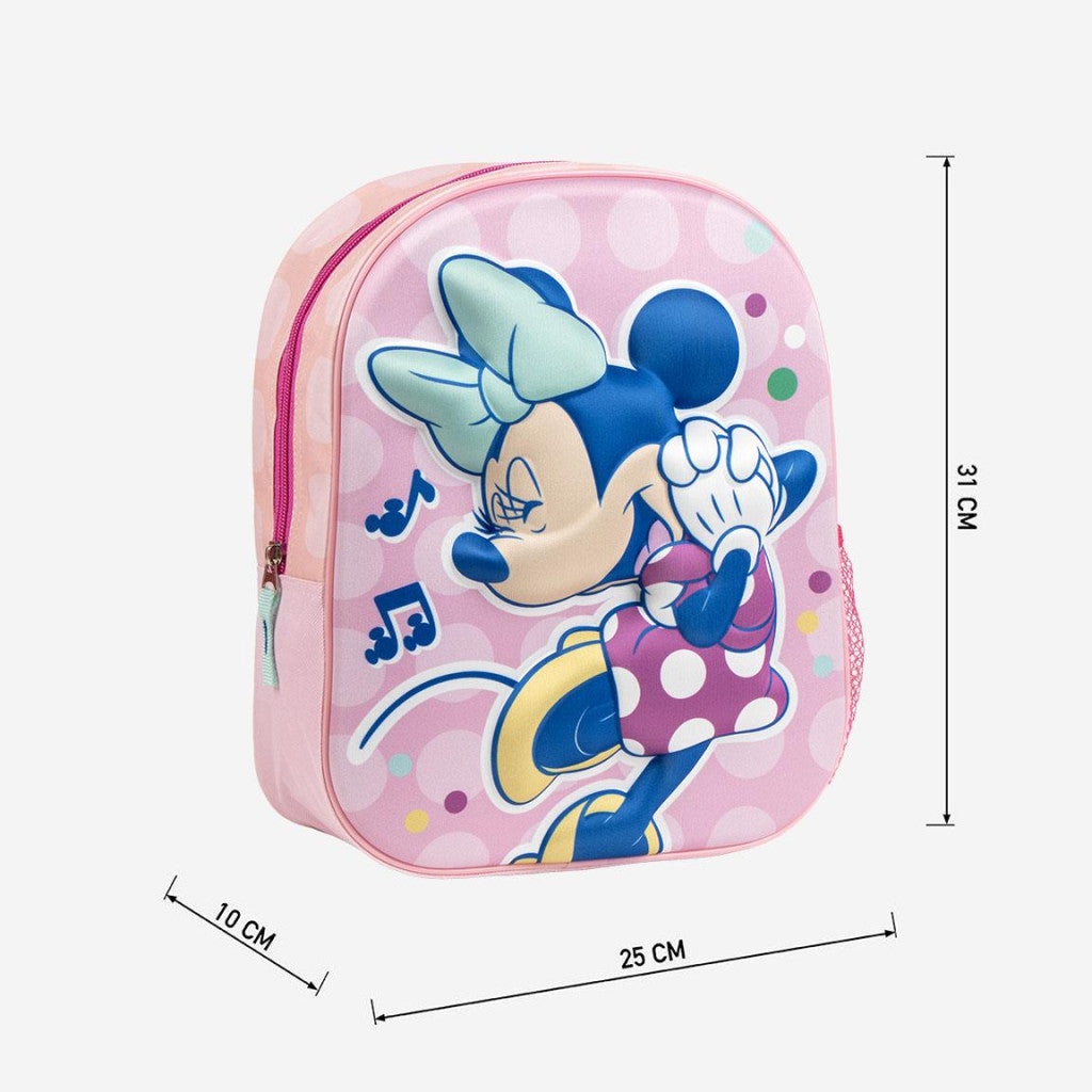 Disney Minnie mūzikas 3D mugursoma, 31 cm soma