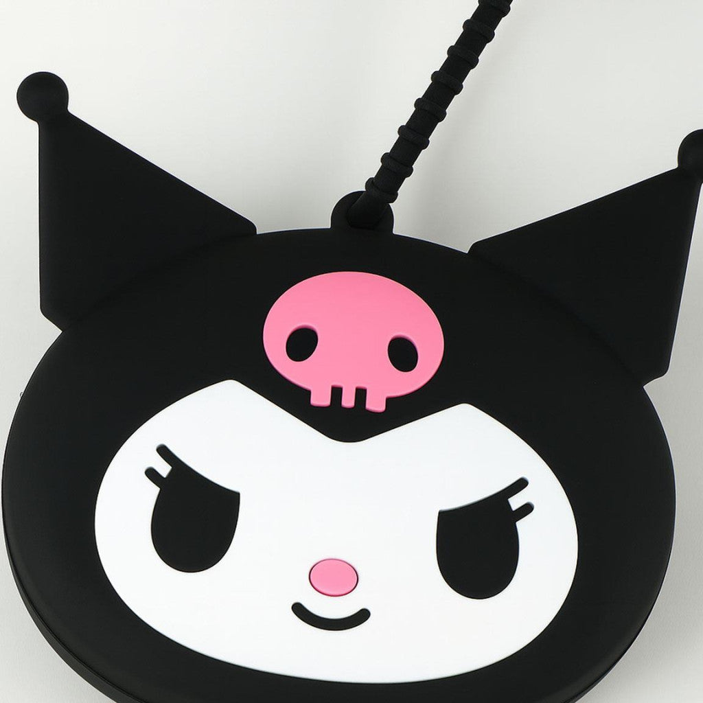 Hello Kitty melna Kuromi soma, plecu soma ar maku 27 cm