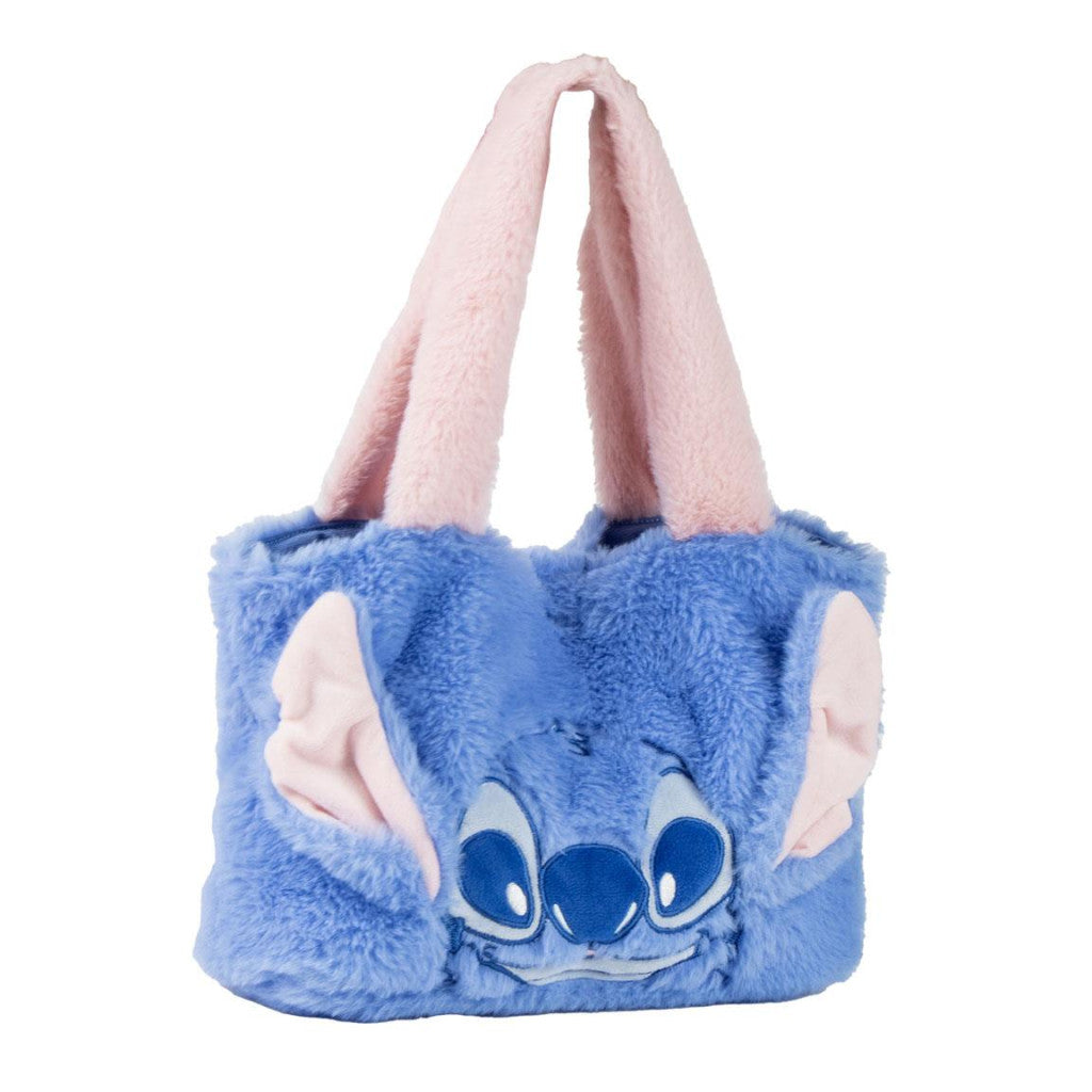 Disney Lilo un Stitch pūkainā plīša iepirkumu soma, 31 cm
