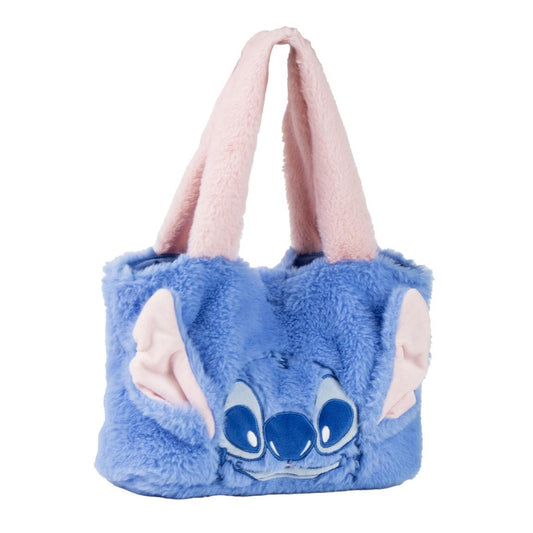 Disney Lilo un Stitch pūkainā plīša iepirkumu soma, 31 cm
