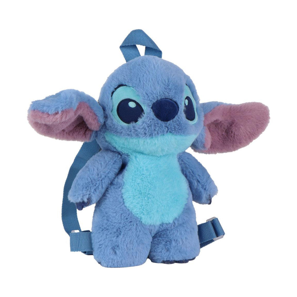 Disney Lilo un Stitch zila citplanētiešu plīša mugursoma, soma 30 cm