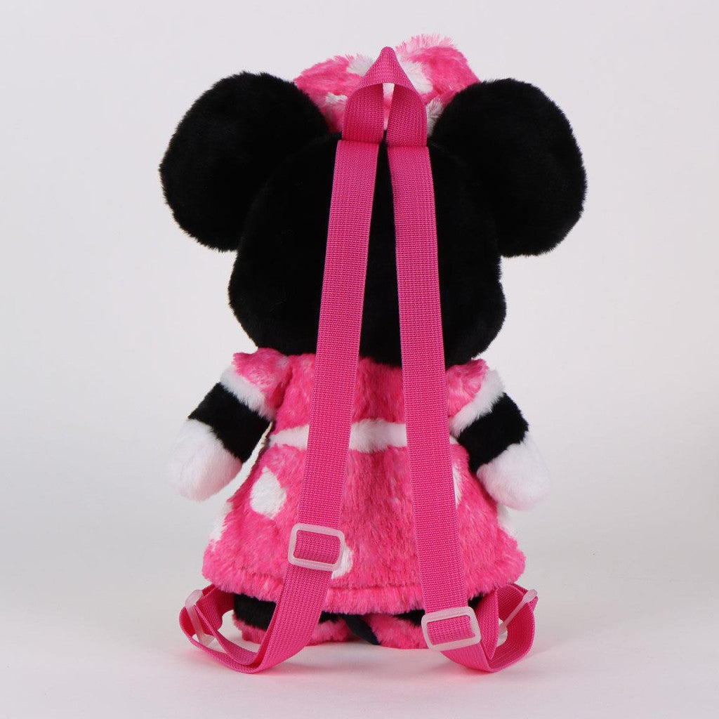 Disney Minnie Pinky plīša mugursoma, soma 30 cm