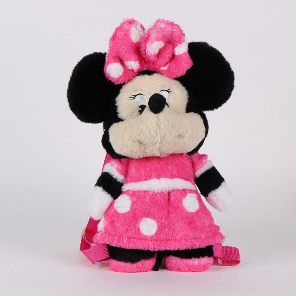 Disney Minnie Pinky plīša mugursoma, soma 30 cm