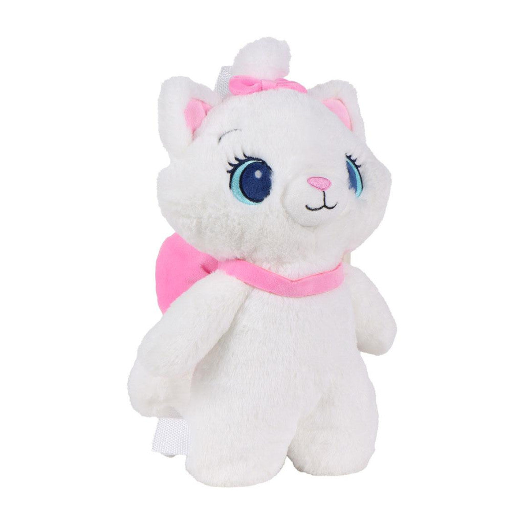 Disney Marie balta plīša mugursoma, soma 30 cm