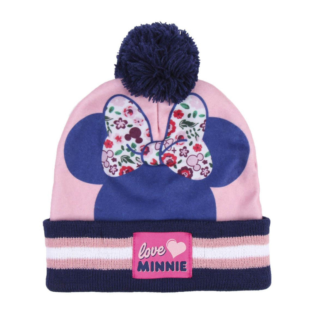 Disney Minnie Bow bērnu cepures un cimdu komplekts