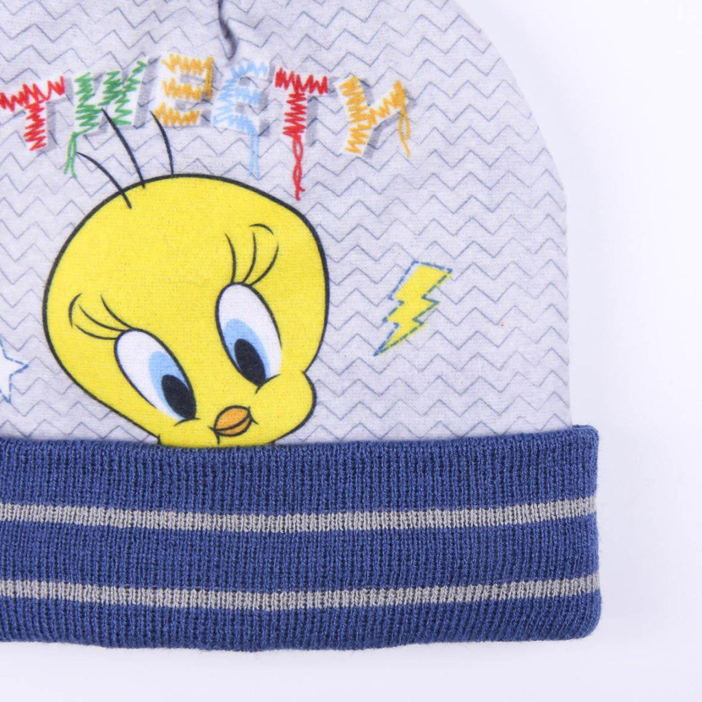 Looney Tunes Tweety bērnu cepures un cimdu komplekts