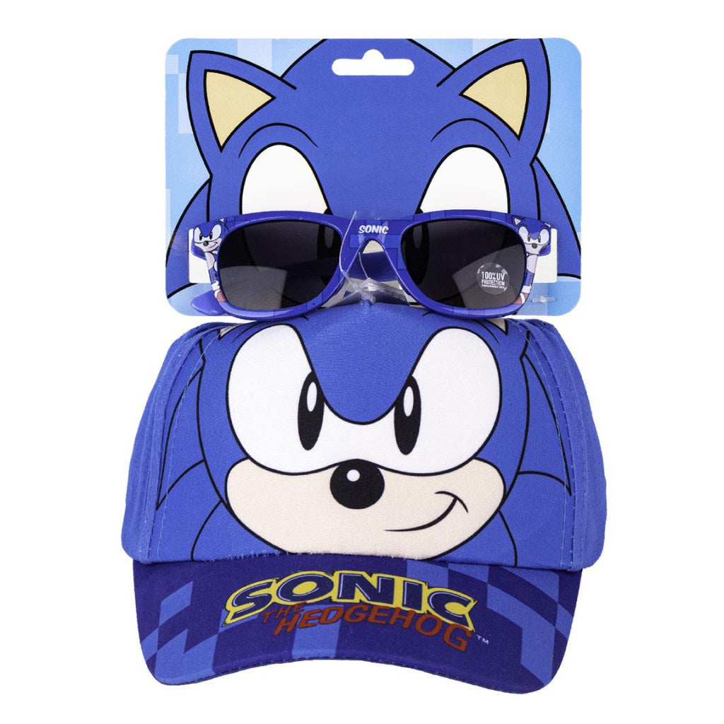 Sonic the Hedgehog saulesbriļļu un beisbola cepures komplekts