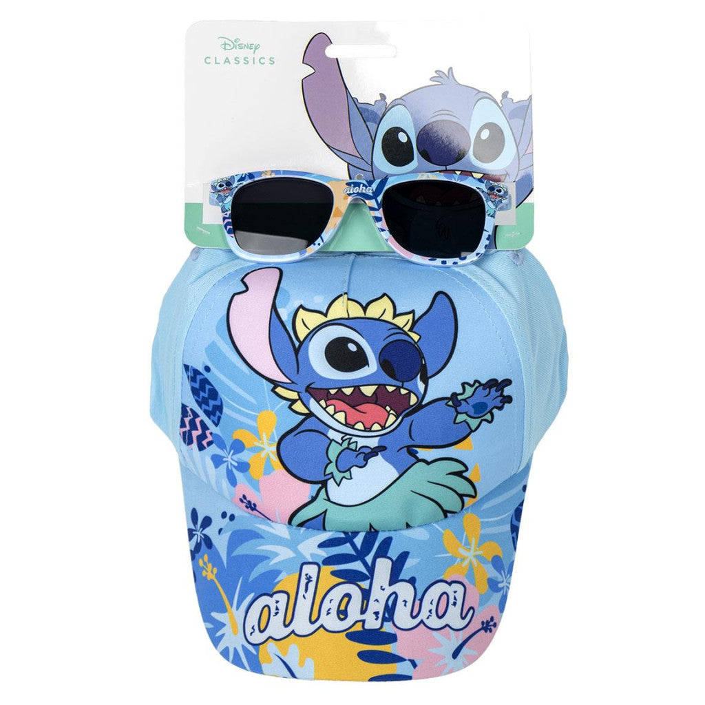 Disney Lilo un Stitch Aloha saulesbriļļu un beisbola cepures komplekts