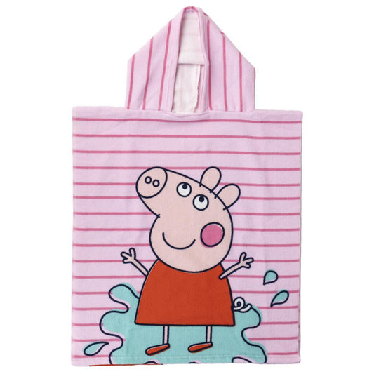 Peppa Pig Sunny Day pludmales dvielis pončo 50 x 115 cm