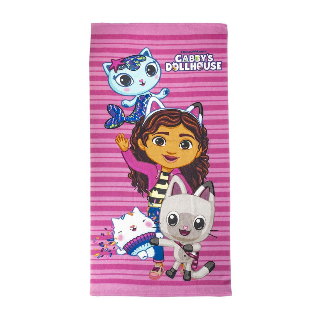 Gabby's Dollhouse Pink dvieļu, sporta somas un beisbola cepures komplekts