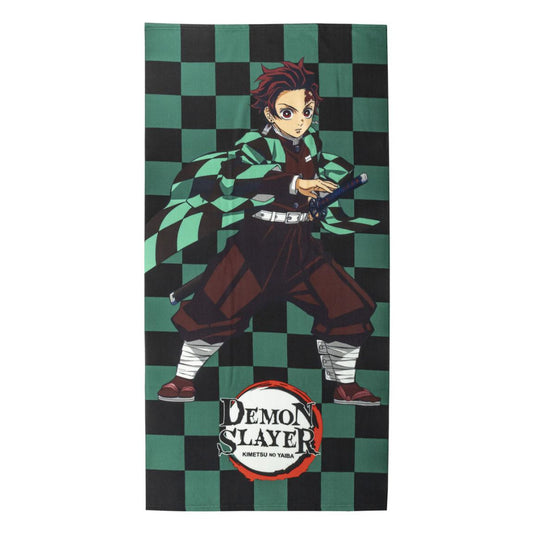 Demon Slayer vannas dvielis, pludmales dvielis 70x140cm (ātri žūstošs)