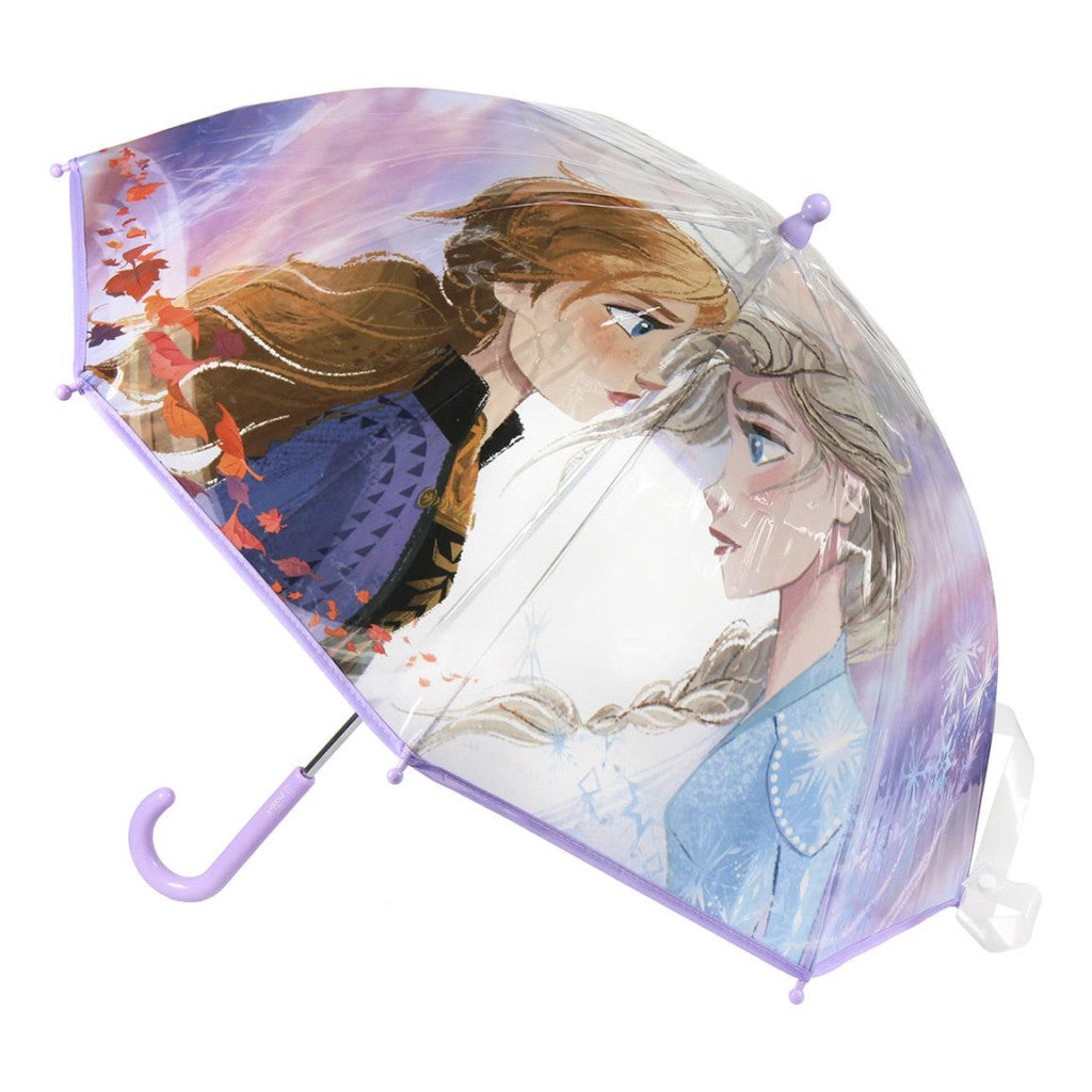 Disney Frozen Sisterhood bērnu caurspīdīgais lietussargs √ò71 cm