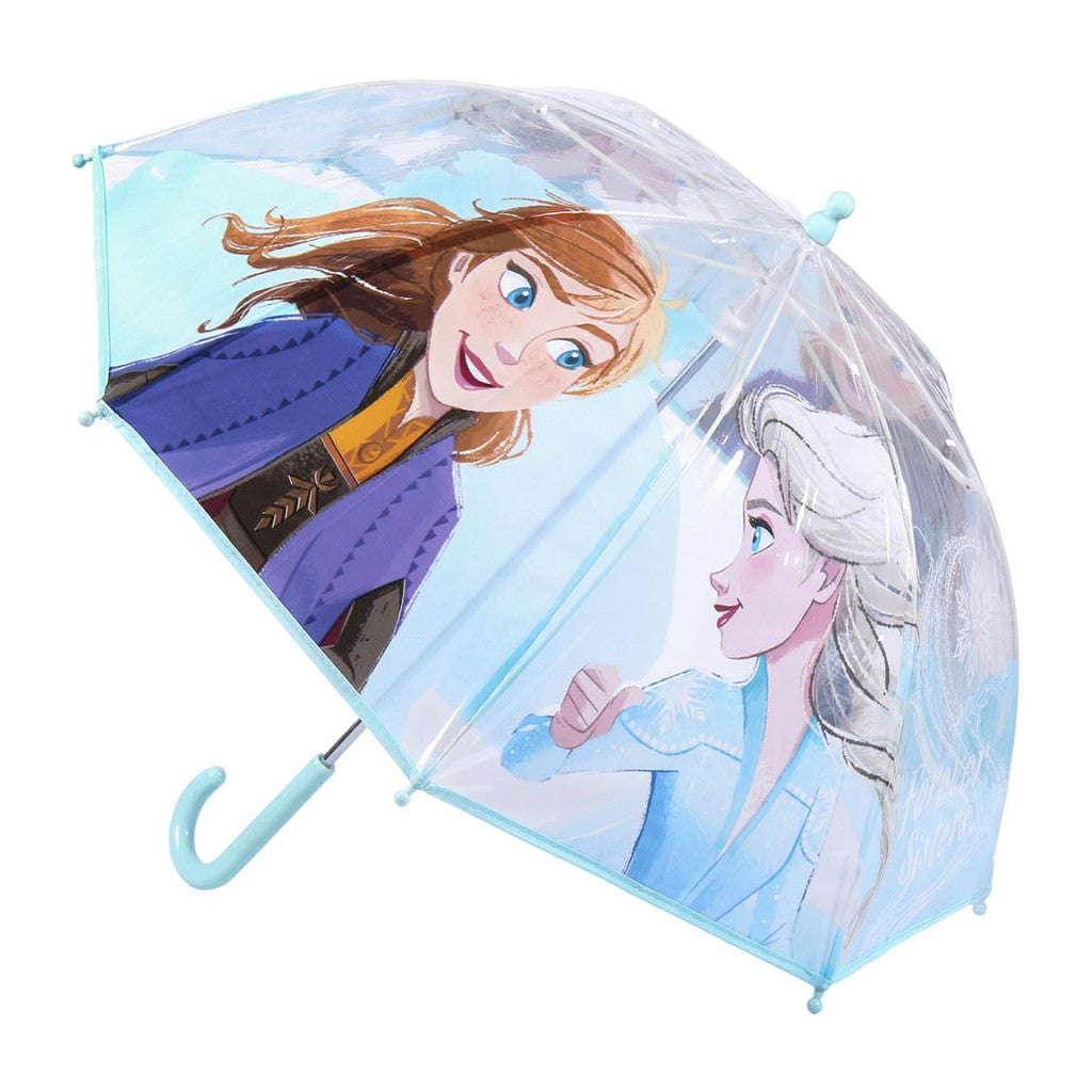 Disney Frozen Icy Drizzle bērnu caurspīdīgais lietussargs √ò71 cm