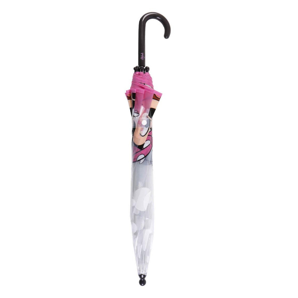 Disney Minnie Make Me Happy bērnu caurspīdīgais lietussargs √ò71 cm