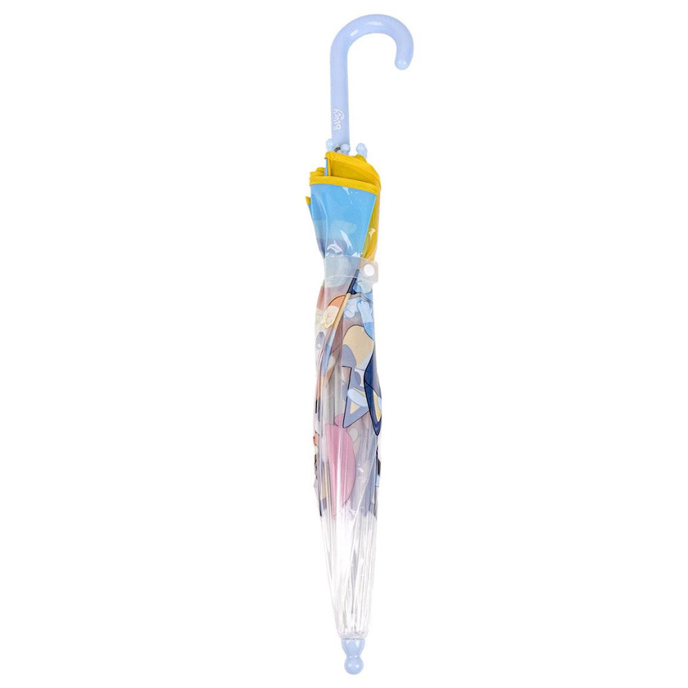 Zils bērnu caurspīdīgs lietussargs √ò71 cm