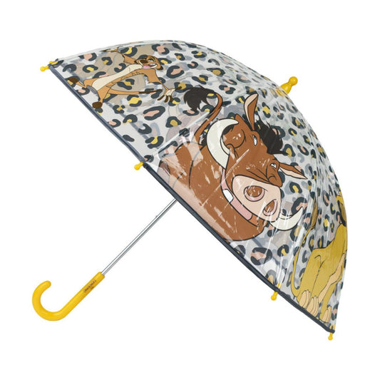 Disney Lauvu karalis Plankumainais Bērnu Caurspīdīgais Lietussargs √ò74 cm