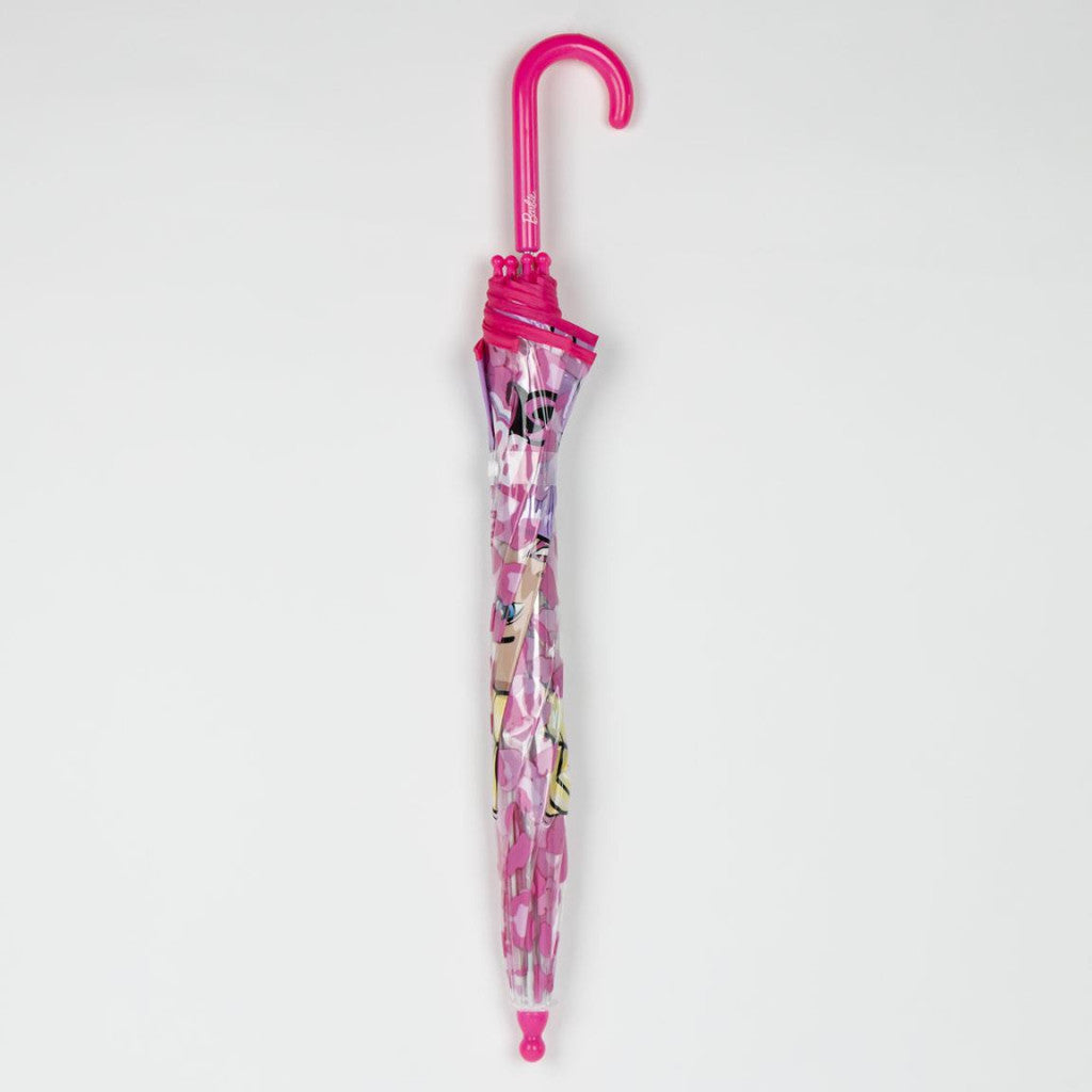 Barbie Glam bērnu caurspīdīgais lietussargs √ò71 cm