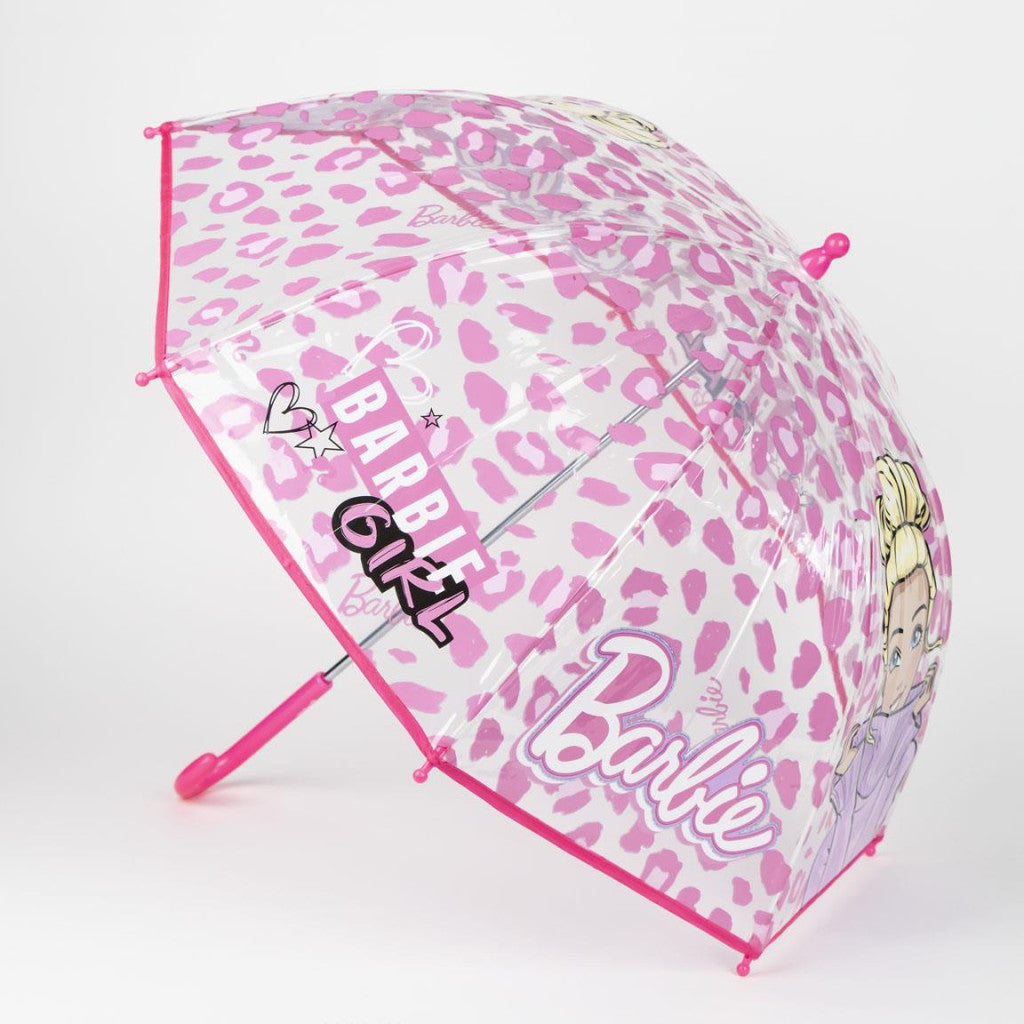 Barbie Glam bērnu caurspīdīgais lietussargs √ò71 cm